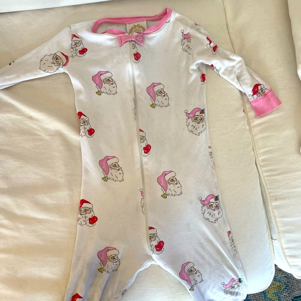 2T Christmas santa pajamas